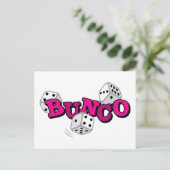 Bunco Dice Game Briefkaart (Staand voorkant)