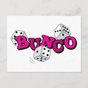 Bunco Dice Game Briefkaart