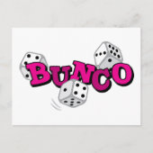Bunco Dice Game Briefkaart (Voorkant)