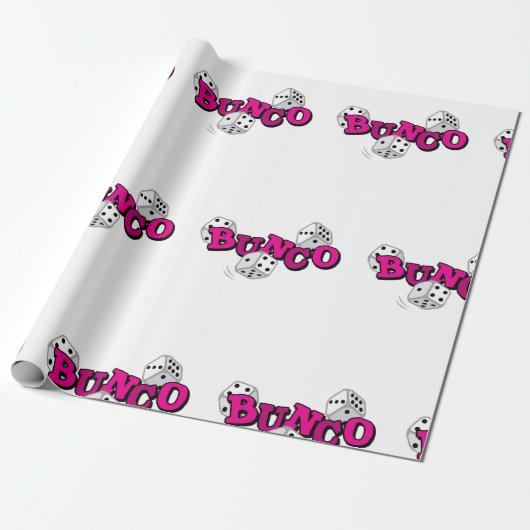 Bunco Dice Game Cadeaupapier (Uitgerold)