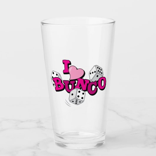 Bunco Dice Game Glas (Voorkant)