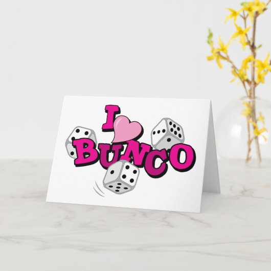Bunco Dice-game Kaart (Gele Bloem)
