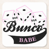 Bunco Dice Game Kartonnen Onderzetters (Voorkant)