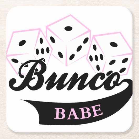 Bunco Dice Game Kartonnen Onderzetters (Voorkant)