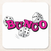 Bunco Dice Game Kartonnen Onderzetters (Voorkant)