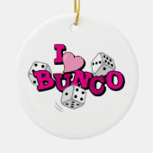 Bunco Dice Game Keramisch Ornament (Voorkant)