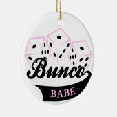 Bunco Dice Game Keramisch Ornament (Rechts)
