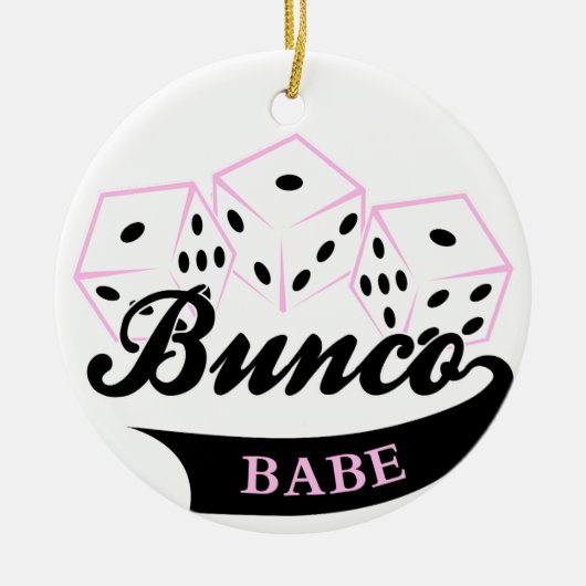 Bunco Dice Game Keramisch Ornament (Voorkant)