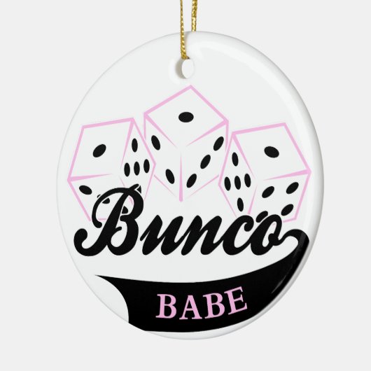 Bunco Dice Game Keramisch Ornament (Links)