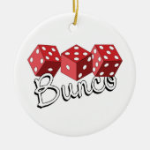 Bunco Dice Game Keramisch Ornament (Voorkant)