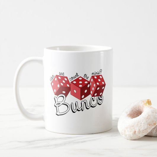 Bunco Dice Game Koffiemok (Met donut)
