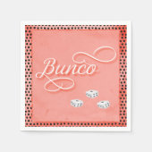 Bunco Dice Game Night Servet (Voorkant)