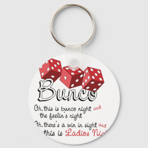 Bunco Dice-game Sleutelhanger