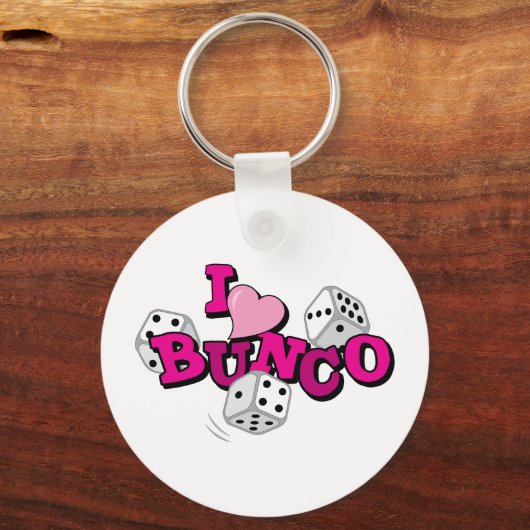 Bunco Dice Game Sleutelhanger (Voorkant)