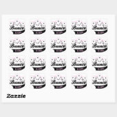 Bunco Dice Game Vierkante Sticker (Vel)