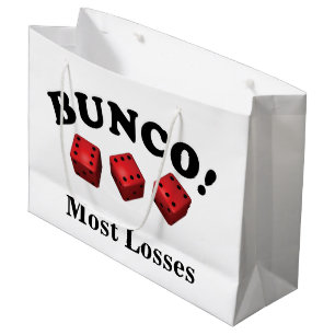 Bunco Dice Gift Meest verlies Large Cadeautasje