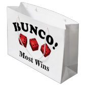 Bunco Dice Gift Meest Wins Groot Cadeauzakje (Achterkant Gekanteld)