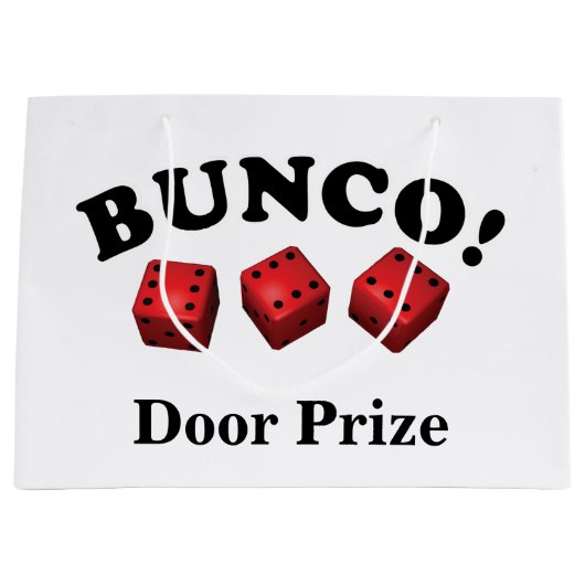 Bunco Dice Gift-prijs Large Cadeautasje (Voorkant)