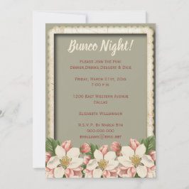 Bunco Dice - Girls Night Out Party Kaart
