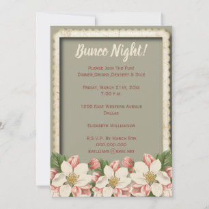 Bunco Dice - Girls Night Out Party  Kaart