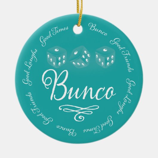 Bunco Dice Holiday Ornament (Voorkant)