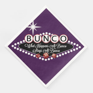 Bunco Dice - Wat er bij Bunco gebeurt, blijft bij Servetten