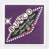 Bunco Dice - Wat er bij Bunco gebeurt, blijft bij Servetten (Voorkant)