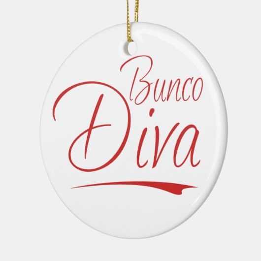 Bunco Diva Ornament (Links)