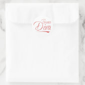 bunco diva ronde sticker (Tas)