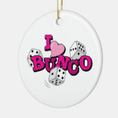 Bunco Dobbelspel Keramisch Ornament (Links)