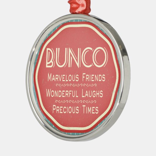 Bunco Emblem Metalen Ornament (Links)