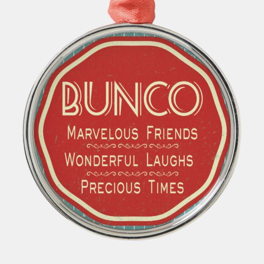 Bunco  Emblem Metalen Ornament (Voorkant)