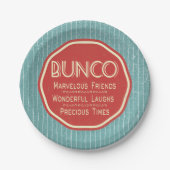 Bunco  Emblem Papieren Bordje (Voorkant)