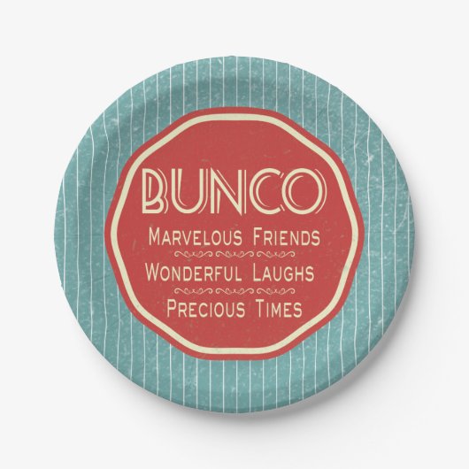Bunco  Emblem Papieren Bordje (Voorkant)