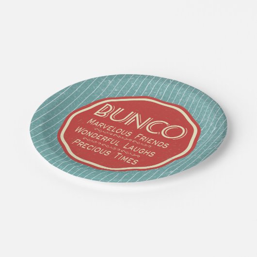 Bunco  Emblem Papieren Bordje (Gekanteld)