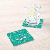 Bunco en Friends Bunco Party Beverage Coaster Kartonnen Onderzetters (Insitu)