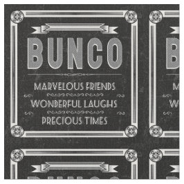 Bunco Fabric -  typografie Stof