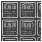 Bunco Fabric -  typografie Stof (Swatch)