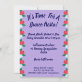 Bunco Fiesta-feestdag van de dode skelet Kaart (Achterkant)