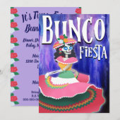 Bunco Fiesta Party Cinco de Mayo Kaart (Voorkant / Achterkant)