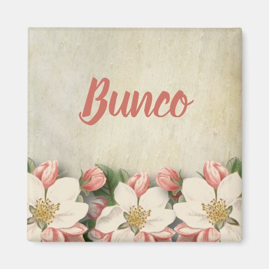 Bunco  Flower Elegant  tuin Magneet (Voorkant)