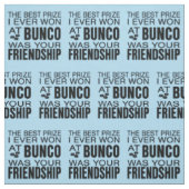 Bunco Friendship Dice Blue Novelty Stof (Swatch)