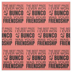 Bunco Friendship Dice Coral Novelty Stof