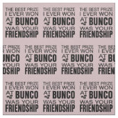 Bunco Friendship Dice Pink Novelty Stof (Swatch)