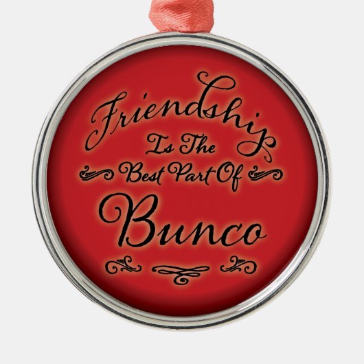 Bunco Friendship Metalen Ornament (Voorkant)