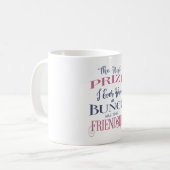 Bunco Friendship Typography Pink Paars Koffiemok (Voorkant links)