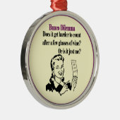 Bunco - Funny Dilema Metalen Ornament (Rechts)