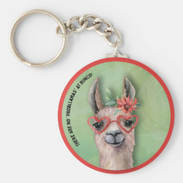 Bunco Funny Llama Sleutelhanger