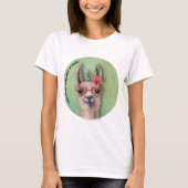 Bunco Funny No Prob Llamas Game Night T-shirt (Voorkant)