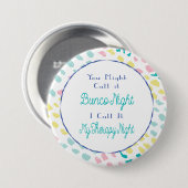 Bunco Funny Therapy Night Friends Ronde Button 7,6 Cm (Voorkant /achterkant)